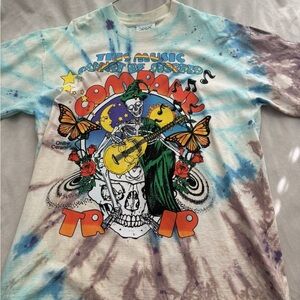 Colorful Grateful Dead Tie-Dye Tee